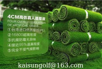 China Artificial turf golf greens grass, fake turf supplier