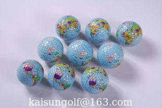 China globe golf ball , earth golf ball with two piece golf ball supplier