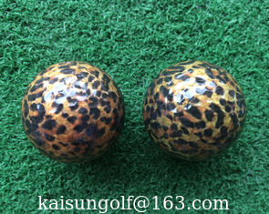 China transparent golf ball with Leopard , cooleye supplier