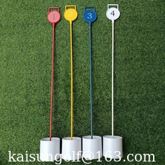 China golf cup set  golf cups plastic golf cup sets golf flag shaft supplier