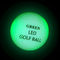 Green led golf ball &amp;flashing ball supplier