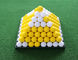Golf ball loaded metal code softball towers funnel of golf equipment Pyramid code ball dev supplier
