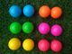 fluorescent golf ball golf balls fluorescent golf balls in black light (glow in uv ) supplier