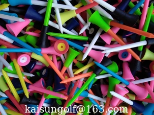China rubber golf tee , golf tees , golf tee (rubber head + plastic shaft) supplier