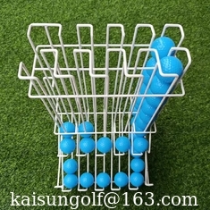 China ball dispenser rack golf ball rack ball basket ball container mini golf course supplier