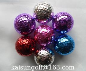 China metal color golf ball supplier
