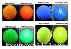 China Blacklight golf balls supplier