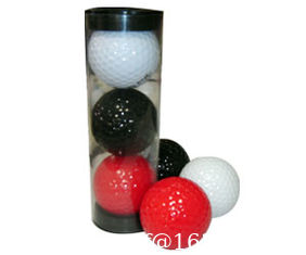 China 3PC golf practice balls/tournament golf ball/golf ball sleeve package supplier