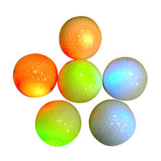 China flashing golf ball/led golf ball/glowing golf ball supplier