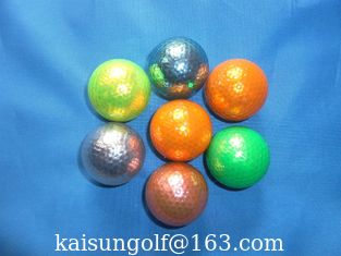 China metallic golf balls supplier