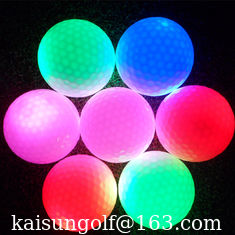 China glowing in dark golf ball (factory produce) supplier
