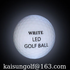 China White led golf ball &amp;flashing ball supplier