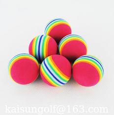 China rainbow golf ball supplier