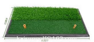 China Dual grass golf swing mat chipping pad mat indoor golf practice mat pad dual-use supplier