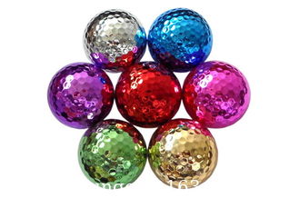 China golden golf balls &amp;silver golf ball supplier