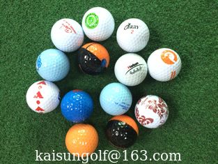 China logo golf ball  ( you can choose your want ball and set logo on them ) supplier