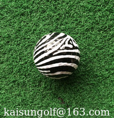 China logo golf ball with zebra supplier
