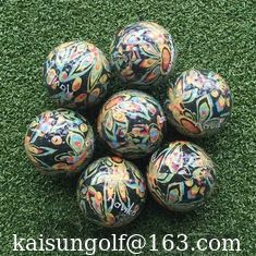 China logo golf ball with peacock supplier