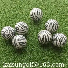 China transparent golf ball with Leopard , cooleye with black and white, golf ball supplier