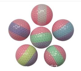 China crystal golf ball with two pieces , golf ball supplier