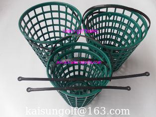 China golf basket , plastic golf basket , green plastic golf basket supplier