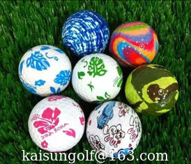 China logo golf ball supplier