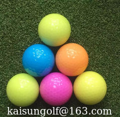 China color crystal golf ball with two pieces supplier