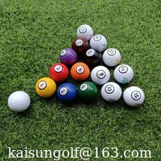 China mini golf ball low bounce golf ball with two pieces  mini golf ball putter ball putting ball billiard ball supplier