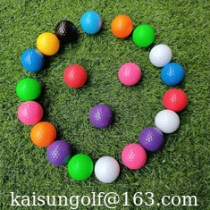 China mini golf ball low bounce golf ball with two pieces  mini golf ball putter ball putting ball supplier