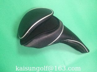 China zipper golf head cover, Golf headcover with zipper puller , driver covers , golf club cover with driver #1 supplier