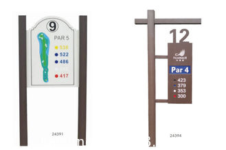 China Laminated Plastic Tee Singnage supplier