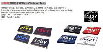 China Plastic Yardage Markers supplier