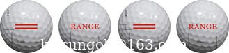 China two piece Range Golf Balls with two strings , range golf balls , range golf ball with two piece supplier