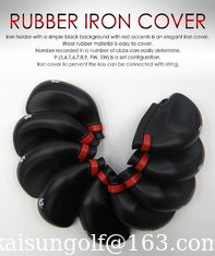 China rubber iron cover , rion head cover , rubber head cover , golf head cover supplier