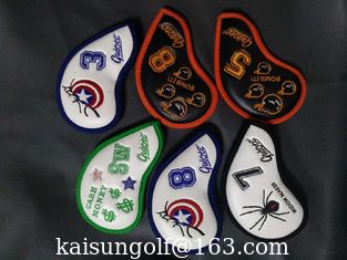 China golf iron head cover , Golf headcover , golf head cover ,  golf headcovers , iron head cover supplier