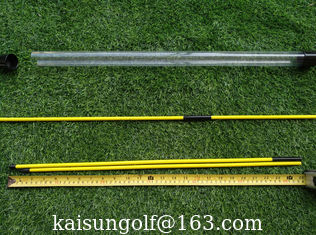 China folded golf alignment stick , folding golf alignment sticks , two-double golf training aid supplier