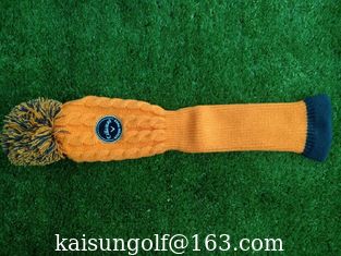 China knitted head cover , golf knitted head cover , golf head cover  , golf headcover , driver head cover supplier