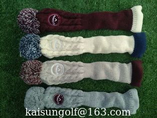 China knitted head cover , golf knitted head cover , golf head cover  , golf headcover , driver head cover supplier