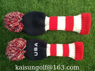 China knitted head cover , golf knitted head cover , golf head cover  , head cover supplier