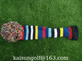 China knitted head cover , golf knitted head cover , golf head cover  , golf headcover , driver head cover supplier