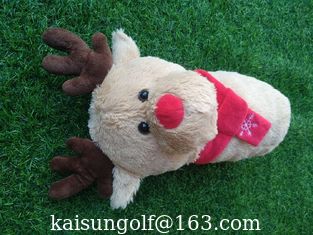 China golf head cover , dog head cover , animal head cover , plush head cover , driver head cover supplier