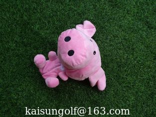 China golf head cover , dog head cover , animal head cover , plush head cover , driver head cover supplier