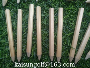 China hexagon golf pencil , Hexagonal golf pencil , golf pencil , wooden pencil  eraser , wood golf pencil supplier