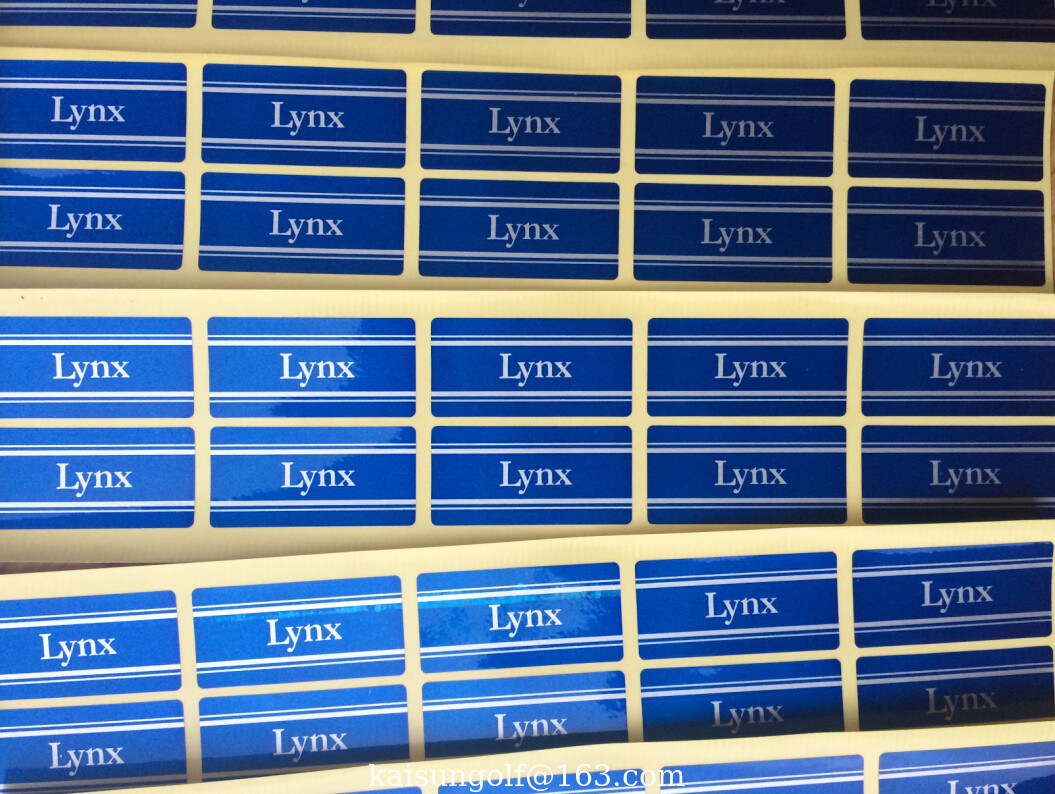 golf label , golf labels , golf shaft label, golf shaft labels , golf tag