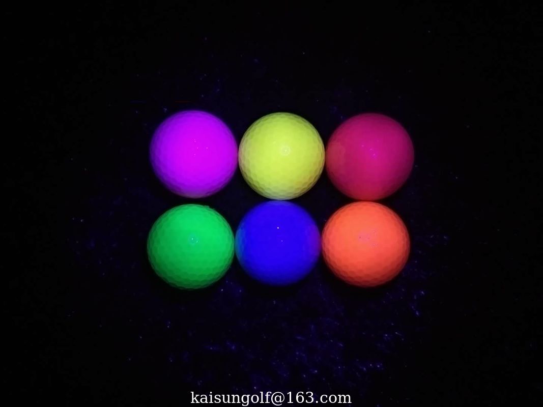 fluorescent golf ball
