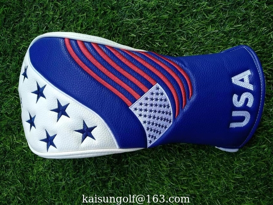 USA golf head cover, usa headcover , driver headcover , driver head cover, golf club cover supplier
