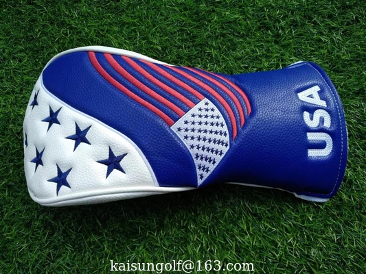USA golf head cover, usa headcover , driver headcover , driver head cover, golf club cover supplier