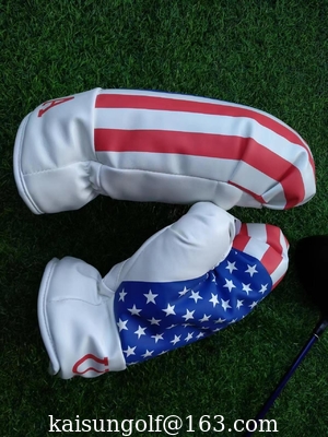 golf head cover, USA cover , Golf headcover , usa golf boxing glove cover  , USA  head cover supplier