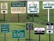 Golf signs signs signs Golf Open table supplier