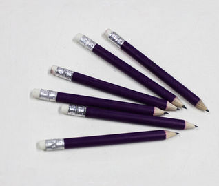 round golf pencil , wood golf pencil , golf pencil , wood golf pen with eraser supplier